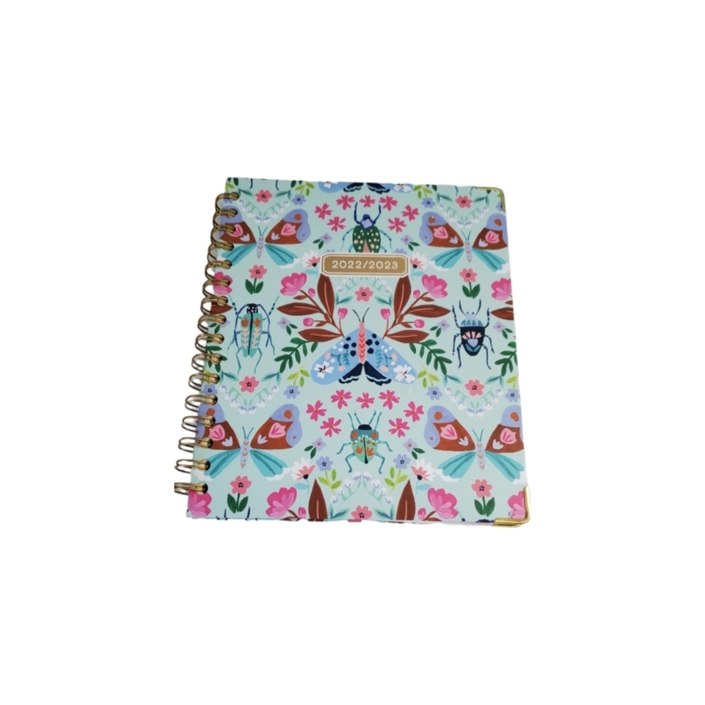Clementine 2022/2023 Planner July 2022-June 2023 Insect Themed Hardcover Spiral